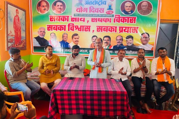 भाजयुमो की सदस्यता रथयात्रा शुरुआत बालोद विधानसभा मे एक हजार युवाओं।
